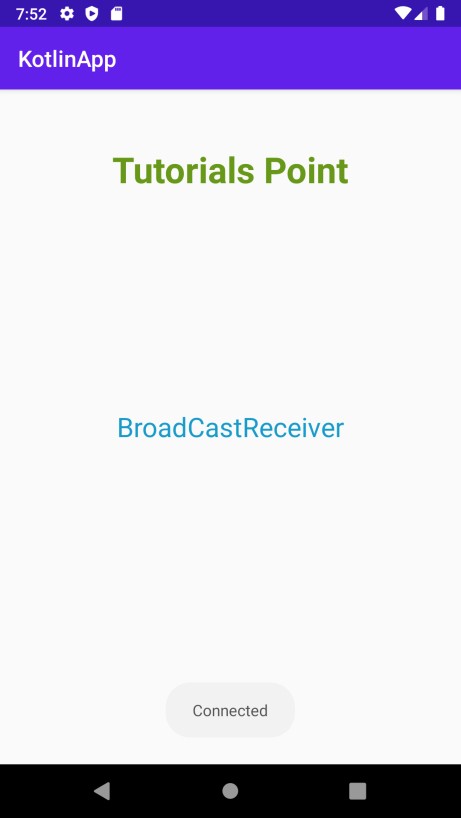 Làm thế nào để đăng ký một bộ thu phát sóng có lập trình trong Android bằng Kotlin? 