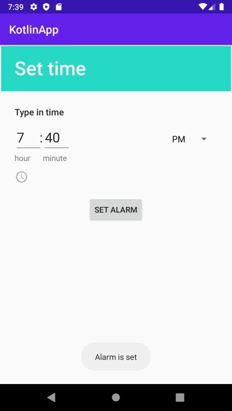 Làm thế nào để triển khai AlarmManager trong Android bằng Kotlin? 