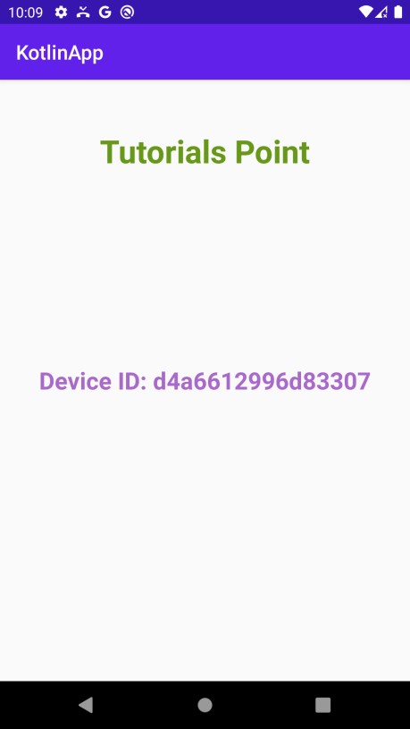 Làm cách nào để lấy và lưu trữ ID thiết bị trong Android bằng Kotlin? 