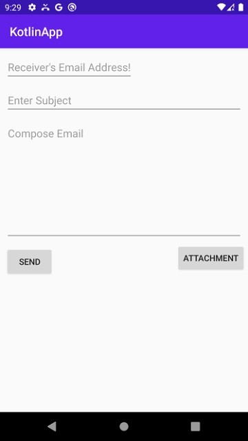 Làm cách nào để gửi email có tệp đính kèm trong Android bằng Kotlin? 