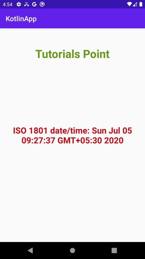 Làm thế nào để chuyển đổi chuỗi ISO 8601 thành đối tượng Ngày / Giờ trong Android bằng Kotlin? 