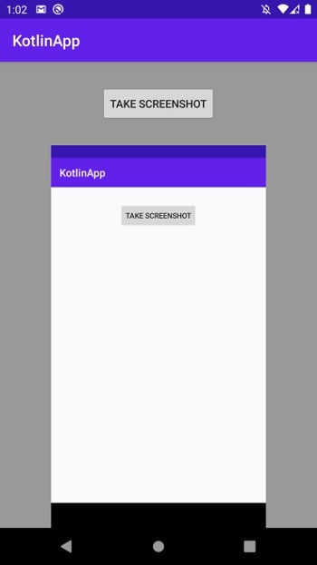 Làm cách nào để chụp ảnh màn hình theo chương trình trong Android bằng Kotlin? 