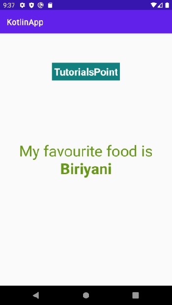 Làm thế nào để làm cho một văn bản cụ thể trên TextView in đậm trong Android bằng Kotlin? 