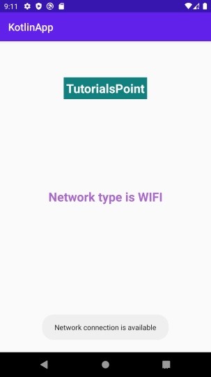 Làm cách nào để kiểm tra tính khả dụng của kết nối internet và loại mạng trên Android bằng Kotlin? 