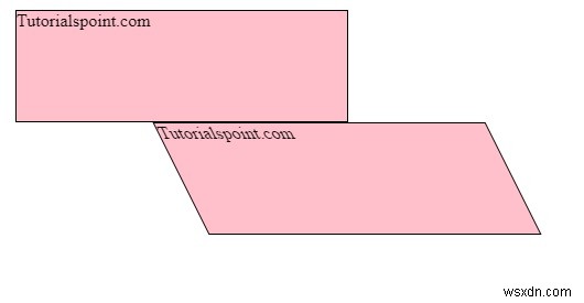 Chuyển đổi ma trận theo hướng khác với CSS 