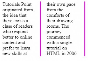 Thuộc tính màu quy tắc nhiều cột CSS3 