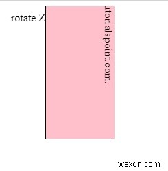 Chuyển đổi 3D trục Z với CSS3 