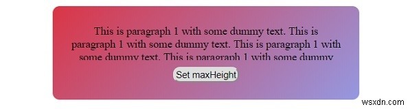 Thuộc tính max-height trong CSS 