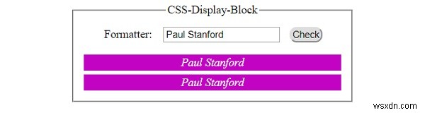 Làm việc với Khối hiển thị trong CSS 