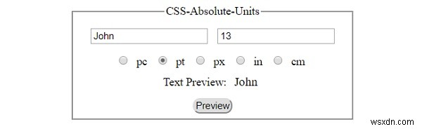 Đơn vị tuyệt đối và tương đối CSS 