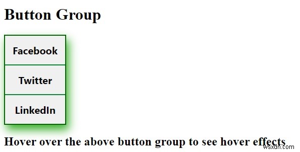 Làm thế nào để tạo một nhóm nút dọc bằng CSS? 