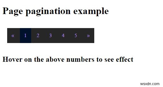 Làm cách nào để tạo phân trang bằng CSS? 