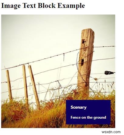 Làm thế nào để đặt các khối văn bản trên một hình ảnh bằng cách sử dụng CSS? 