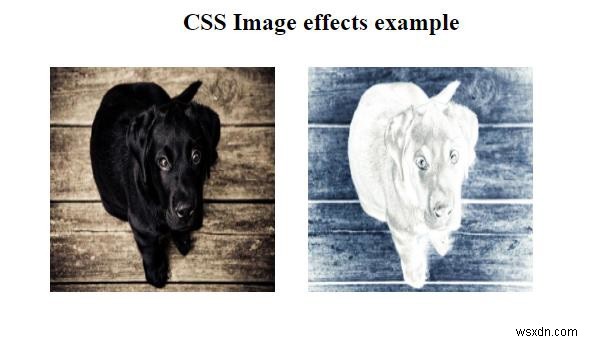 Làm cách nào để thêm hiệu ứng hình ảnh vào hình ảnh bằng CSS? 