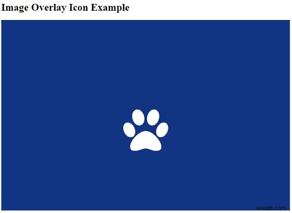 Làm thế nào để tạo hiệu ứng biểu tượng lớp phủ hình ảnh khi di chuột bằng CSS? 