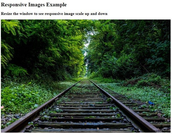 Làm thế nào để tạo một hình ảnh đáp ứng với CSS? 