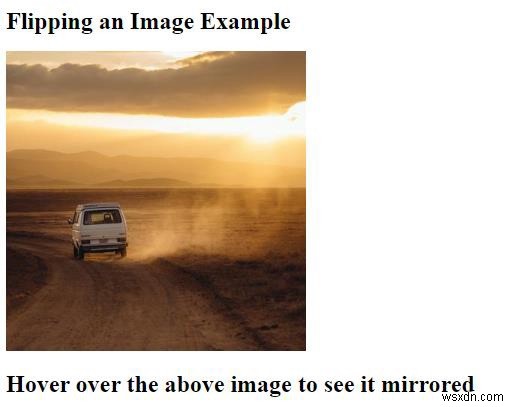 Làm thế nào để lật một hình ảnh (thêm hiệu ứng phản chiếu) bằng CSS? 