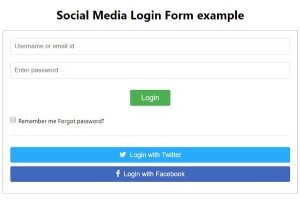Làm cách nào để tạo biểu mẫu đăng nhập mạng xã hội bằng CSS? 
