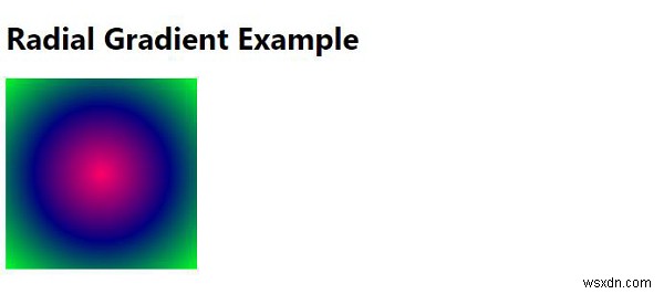 Tạo CSS3 Radial Gradients 