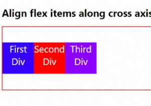 Căn chỉnh các mục linh hoạt dọc theo trục chéo bằng cách sử dụng CSS3 