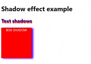 Cách tạo CSS3 Box và Text Shadow Effects? 