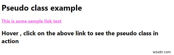 Các lớp giả và tất cả các Lớp CSS 