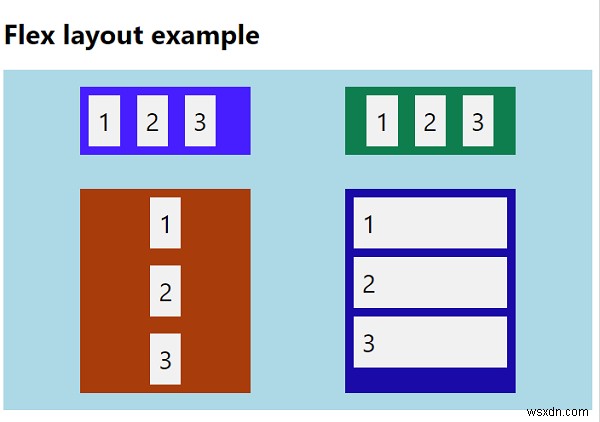 Bố cục hộp linh hoạt CSS3 