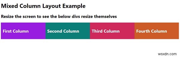 Làm cách nào để tạo lưới bố cục cột hỗn hợp bằng CSS? 