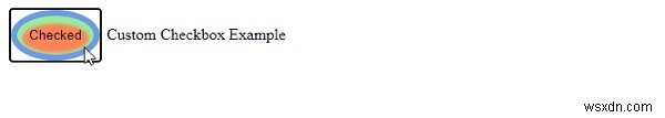 Hộp kiểm tùy chỉnh với Thuộc tính giao diện CSS 
