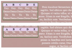 Bảng HTML có tiêu đề cố định khi cuộn trong CSS 