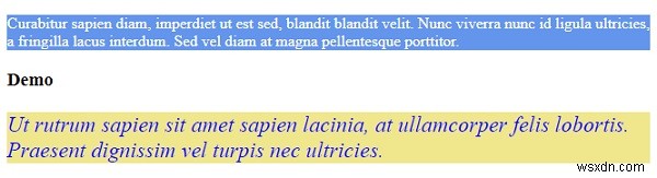 Bộ chọn CSS để chọn các phần tử không có lớp / thuộc tính / loại nhất định 