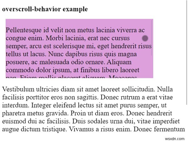 Tắt Tính năng kéo để làm mới trên trình duyệt di động bằng CSS 