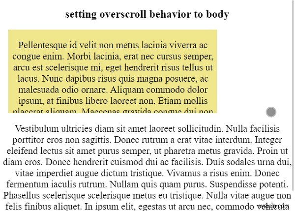 Tắt Tính năng kéo để làm mới trên trình duyệt di động bằng CSS 