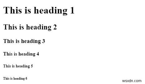 Làm thế nào để tạo tiêu đề trong trang HTML? 