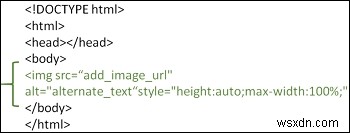 Làm thế nào để tạo một hình ảnh phản hồi trong HTML? 