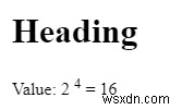 Làm cách nào để đánh dấu chỉ số trên của văn bản trong HTML? 