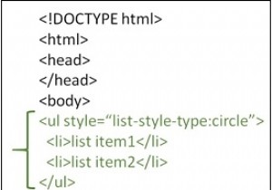 Làm cách nào để tạo danh sách không có thứ tự với dấu đầu dòng trong HTML? 