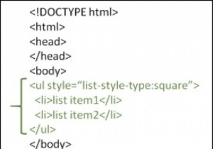 Làm cách nào để tạo danh sách không có thứ tự với dấu đầu dòng vuông trong HTML? 