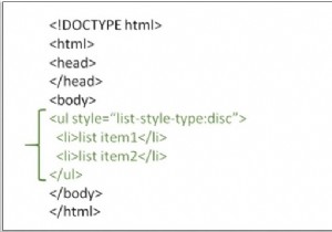 Cách tạo danh sách không có thứ tự với bullet chấm đen (disc) trong HTML?