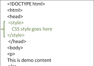 Làm thế nào để sử dụng CSS nội bộ (Style Sheet) trong HTML? 