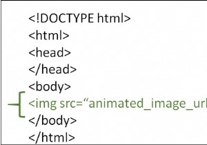 Làm thế nào để sử dụng một hình ảnh động trong trang HTML? 