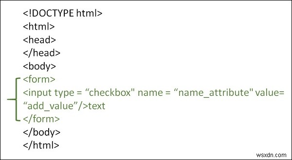 Làm cách nào để chúng tôi sử dụng các nút hộp kiểm trong các biểu mẫu HTML? 