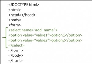 Làm cách nào để sử dụng danh sách các mục thả xuống đơn giản trong các biểu mẫu HTML? 
