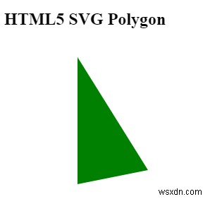 Làm thế nào để vẽ một đa giác trong HTML5 SVG? 