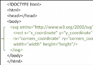 Cách tạo hình chữ nhật bo góc trong HTML5 SVG