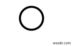 Làm thế nào để vẽ một hình tròn rỗng trong SVG? 
