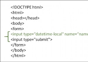 Làm cách nào để sử dụng kiểu nhập datetime trong HTML? 