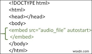 Làm thế nào để phát tệp âm thanh trong một trang web ở chế độ nền? 