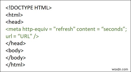 Làm thế nào để chuyển hướng từ một trang HTML? 