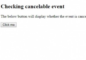 Thuộc tính sự kiện có thể hủy HTML 